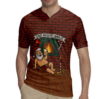 One Night Only Christmas Rugby Jersey Xmas Holiday Patterns - Wonder Print Shop