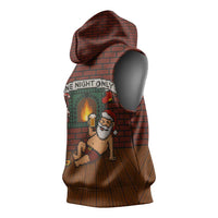 One Night Only Christmas Sleeveless Hoodie Xmas Holiday Patterns - Wonder Print Shop