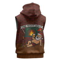 One Night Only Christmas Sleeveless Zip Hoodie Xmas Holiday Patterns - Wonder Print Shop
