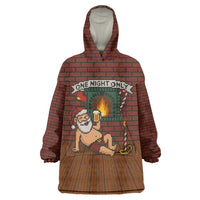 One Night Only Christmas Wearable Blanket Hoodie Xmas Holiday Patterns - Wonder Print Shop