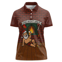 One Night Only Christmas Women Polo Shirt Xmas Holiday Patterns - Wonder Print Shop