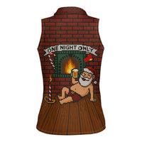 One Night Only Christmas Women Sleeveless Polo Shirt Xmas Holiday Patterns - Wonder Print Shop