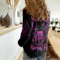 Karma Fairy Skul Women Casual Shirt - Wonder Print Shop