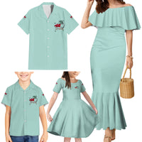 Salty Witch Mermaid Halloween Family Matching Mermaid Dress and Hawaiian Shirt - Wonder Print Shop