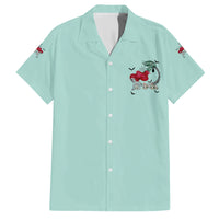 Salty Witch Mermaid Halloween Family Matching Short Sleeve Bodycon Dress and Hawaiian Shirt - Wonder Print Shop