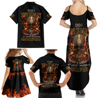 Did I Piss You Off Skull Filagree Family Matching Summer Maxi Dress and Hawaiian Shirt - Wonder Print Shop