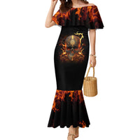 Did I Piss You Off Skull Filagree Mermaid Dress - Wonder Print Shop