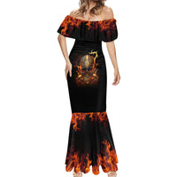 Did I Piss You Off Skull Filagree Mermaid Dress - Wonder Print Shop