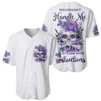 You Couldn't Handle Me Skul Baseball Jersey - Wonder Print Shop