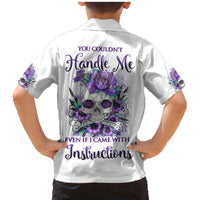 You Couldn't Handle Me Skul Family Matching Mermaid Dress and Hawaiian Shirt - Wonder Print Shop
