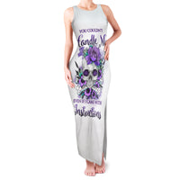 You Couldn't Handle Me Skul Family Matching Tank Maxi Dress and Hawaiian Shirt - Wonder Print Shop