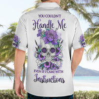 You Couldn't Handle Me Skul Hawaiian Shirt - Wonder Print Shop