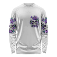 You Couldn't Handle Me Skul Long Sleeve Shirt - Wonder Print Shop