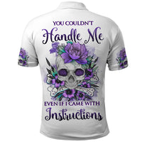 You Couldn't Handle Me Skul Polo Shirt - Wonder Print Shop