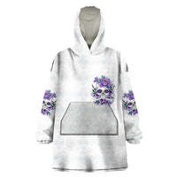 You Couldn't Handle Me Skul Wearable Blanket Hoodie - Wonder Print Shop