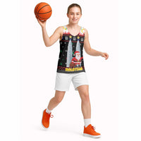 Malaysia Christmas Basketball Jersey with Santa Claus Petronas Towers Snowflakes and Festive Icons - Wonder Print Shop
