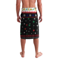 Malaysia Christmas Lavalava with Santa Claus Petronas Towers Snowflakes and Festive Icons - Wonder Print Shop