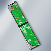 Mali Christmas Auto Sun Shade with Hippo Santa Hat Snowflakes and Holiday Gift - Wonder Print Shop