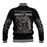 If You Got My Back In The Darkest Hours Baseball Jacket - Wonder Print Shop
