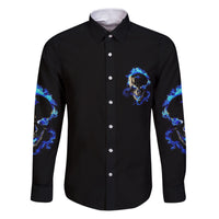 Yes I'm A Nice Person Skull Fire Family Matching Puletasi Dress and Hawaiian Shirt - Wonder Print Shop