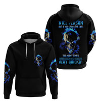 Yes I'm A Nice Person Skull Fire Hoodie - Wonder Print Shop