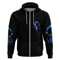 Yes I'm A Nice Person Skull Fire Hoodie - Wonder Print Shop