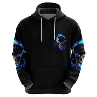 Yes I'm A Nice Person Skull Fire Hoodie - Wonder Print Shop