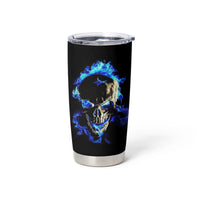 Yes I'm A Nice Person Skull Fire Tumbler Cup - Wonder Print Shop