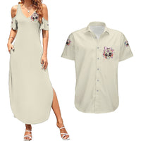 I Am A Sweet Girl Skull Couples Matching Summer Maxi Dress and Hawaiian Shirt - Wonder Print Shop