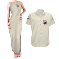 I Am A Sweet Girl Skull Couples Matching Tank Maxi Dress and Hawaiian Shirt - Wonder Print Shop