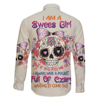 I Am A Sweet Girl Skull Family Matching Tank Maxi Dress and Hawaiian Shirt - Wonder Print Shop