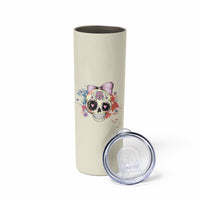 I Am A Sweet Girl Skull Skinny Tumbler - Wonder Print Shop