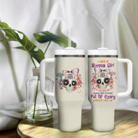 I Am A Sweet Girl Skull Tumbler With Handle - Wonder Print Shop