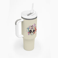 I Am A Sweet Girl Skull Tumbler With Handle - Wonder Print Shop