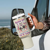 I Am A Sweet Girl Skull Tumbler With Handle - Wonder Print Shop