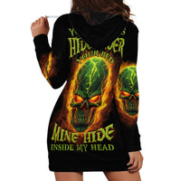 Your Demons Hide Under Your Bed Hoodie Dress - Wonder Print Shop