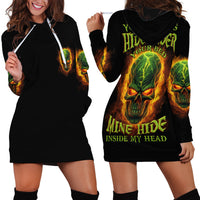 Your Demons Hide Under Your Bed Hoodie Dress - Wonder Print Shop