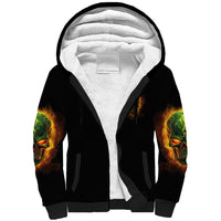 Your Demons Hide Under Your Bed Sherpa Hoodie - Wonder Print Shop