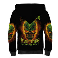 Your Demons Hide Under Your Bed Sherpa Hoodie - Wonder Print Shop