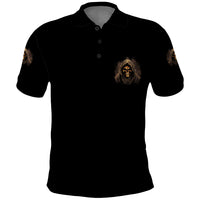I'm Never Alone Skull Reaper Polo Shirt - Wonder Print Shop