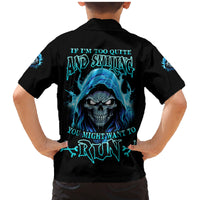 If I'm Too Quiet And Smiling Family Matching Mermaid Dress and Hawaiian Shirt - Wonder Print Shop