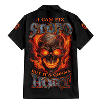 I Can Fix Stupid But It's Gonna Hurt Family Matching Mermaid Dress and Hawaiian Shirt - Wonder Print Shop