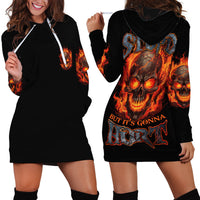 I Can Fix Stupid But It's Gonna Hurt Hoodie Dress - Wonder Print Shop