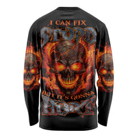 I Can Fix Stupid But It's Gonna Hurt Long Sleeve Shirt - Wonder Print Shop