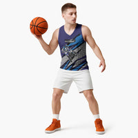 Custom Extreme Motocross Racing Basketball Jersey with Rider Graphic - Wonder Print Shop