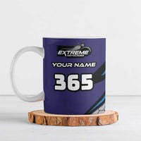 Custom Extreme Motocross Racing Ceramic Mug with Rider Graphic - Wonder Print Shop