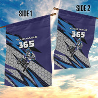 Custom Extreme Motocross Racing Garden Flag with Rider Graphic - Wonder Print Shop