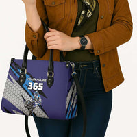 Custom Extreme Motocross Racing Leather Bag with Rider Graphic - Wonder Print Shop
