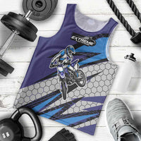 Custom Extreme Motocross Racing Men Tank Top with Rider Graphic - Wonder Print Shop