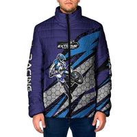 Custom Extreme Motocross Racing Padded Jacket with Rider Graphic - Wonder Print Shop